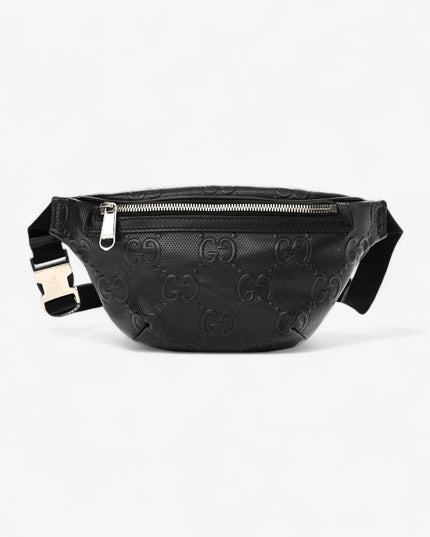 Gucci Embossed Belt Bag 658582 – Black Leather