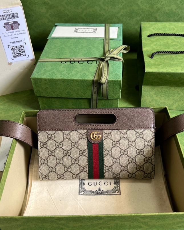 Gucci Ophidia GG Medium Messenger Bag – Web Stripe Canvas