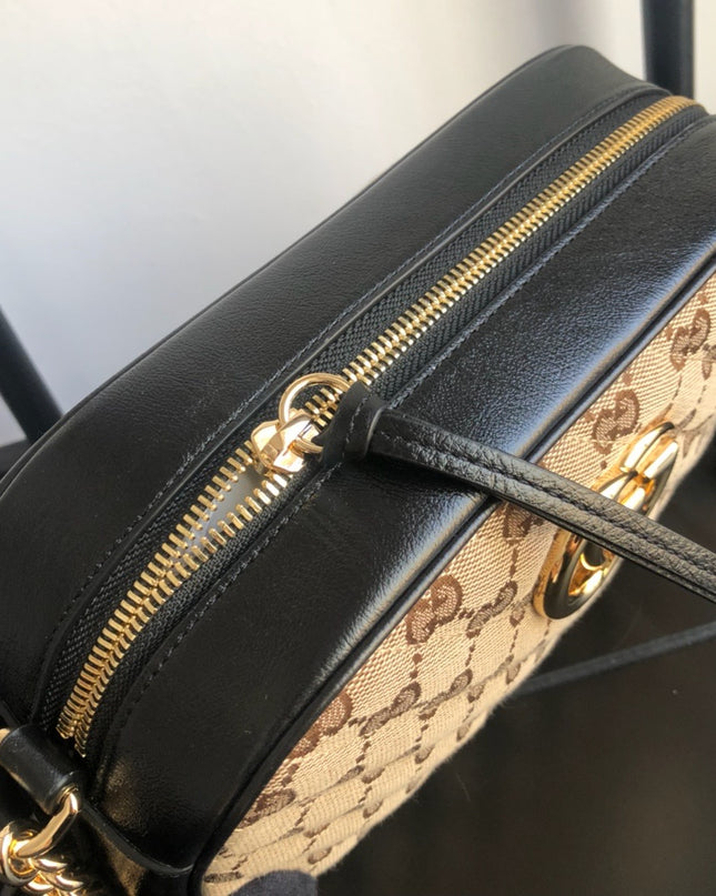 Gucci Marmont Small Shoulder Bag 447632 - Brown