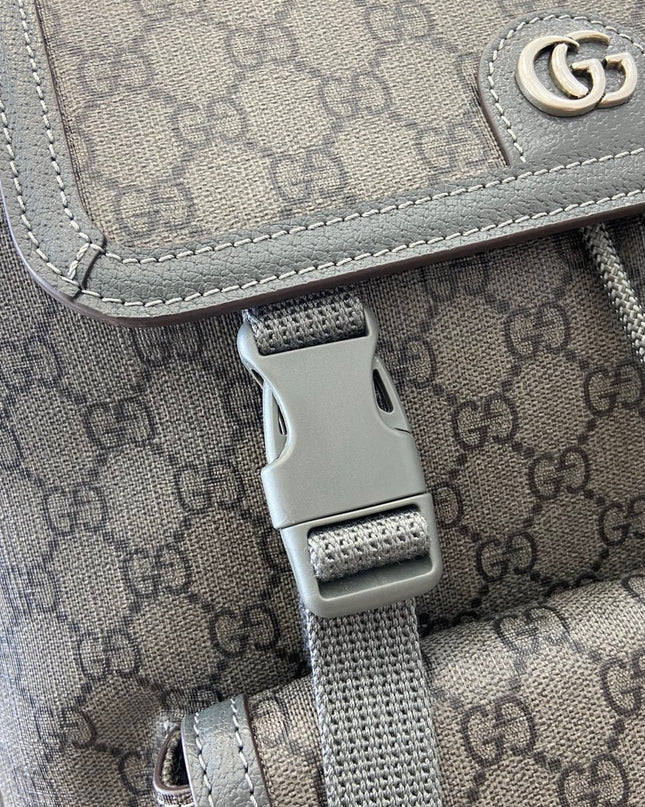 Ophidia Large Gg Backpack 792104 Grey