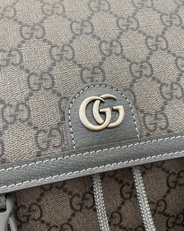 Ophidia Large Gg Backpack 792104 Grey