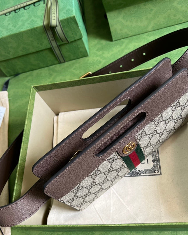 Gucci Ophidia GG Medium Messenger Bag – Web Stripe Canvas