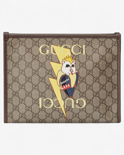 Gucci Bananya Print Pouch 703805