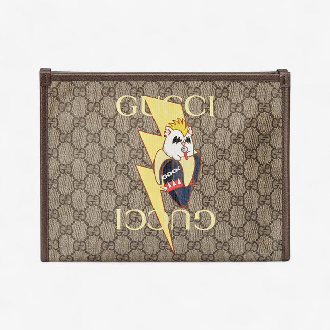 Gucci Bananya Print Pouch 703805