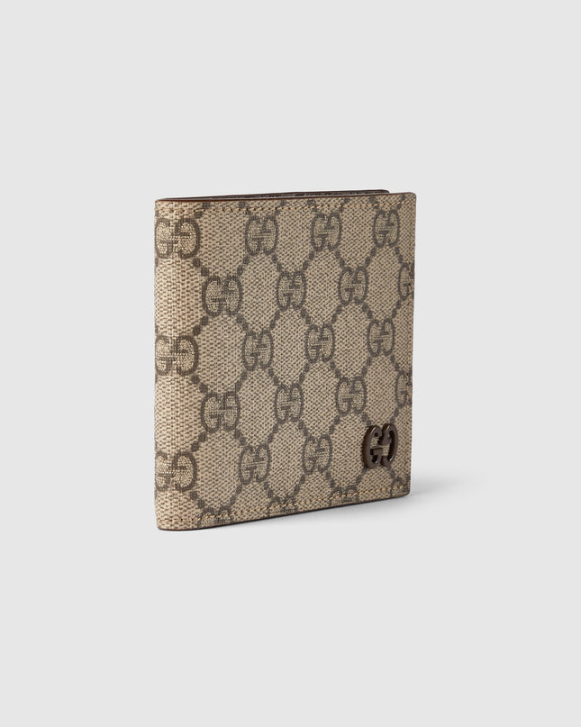 Brown Interior Gg Bi-fold Wallet
