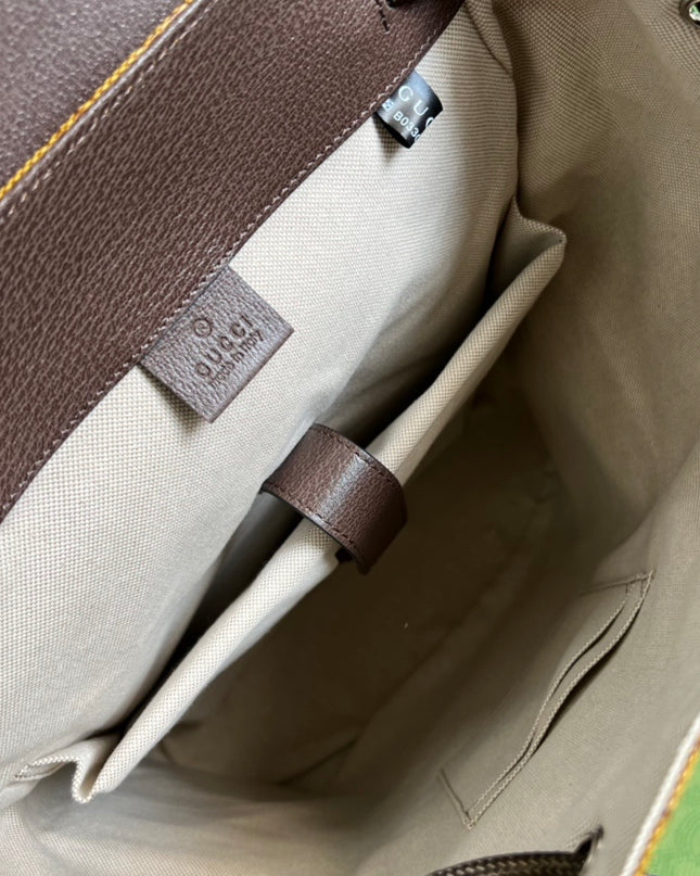 Adidas x Gucci Backpack – Monogram Beige Brown 495563