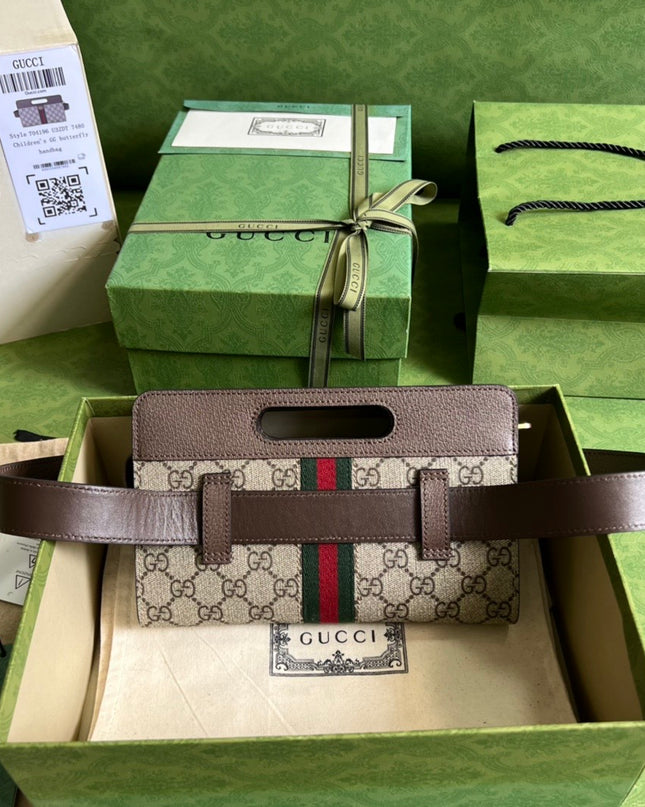 Gucci Ophidia GG Medium Messenger Bag – Web Stripe Canvas