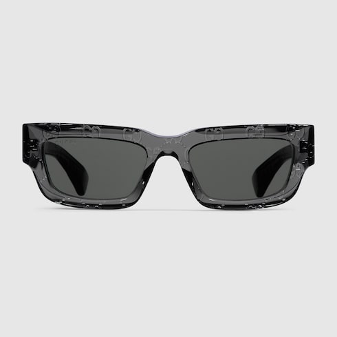 GUCCI GG1838S Sunglasses – Transparent Dark Grey