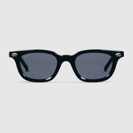 GUCCI GG1946S Oval Sunglasses – Black with Interlocking G