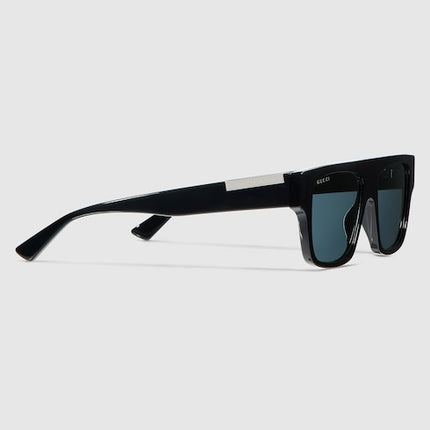 GUCCI GG1960S Sunglasses – Black with Navy Lenses