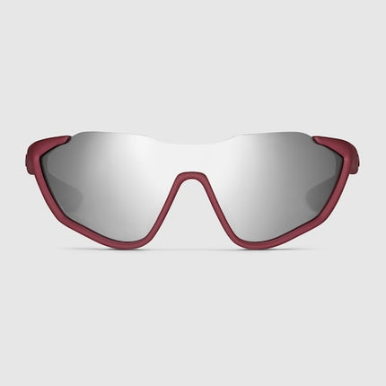 GUCCI GG2018S Mask Sunglasses – Rosso Ancora Red with Mirrored Lenses