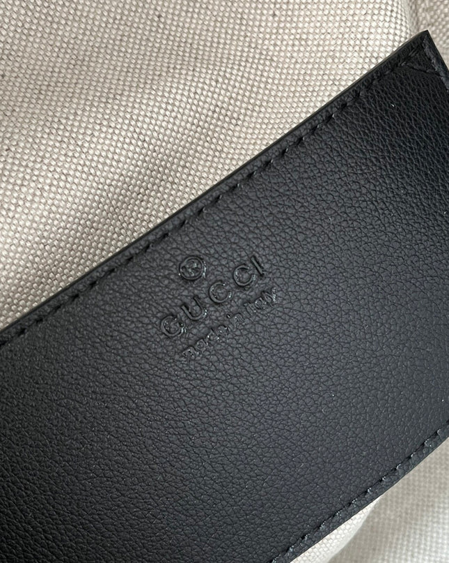 Gucci Blondie Top Handle Bag – Black Leather 744434
