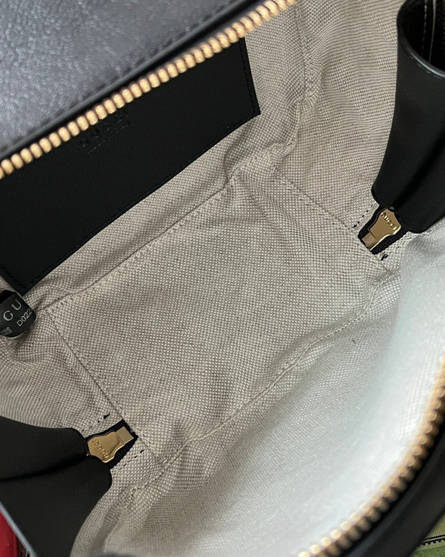 Gucci Blondie Top Handle Bag – Black Leather 744434