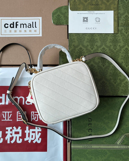 Gucci Blondie Top Handle Bag 744434 - Beige