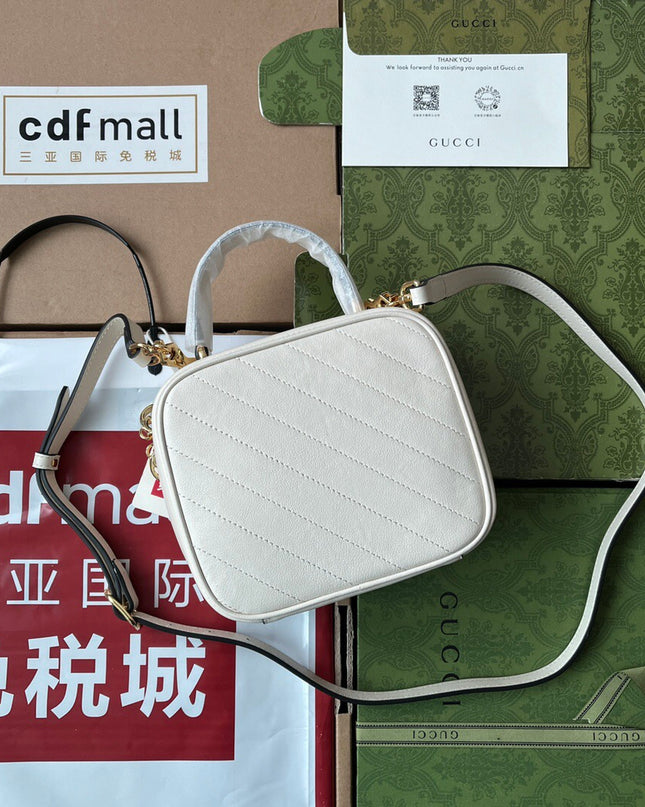 Gucci Blondie Top Handle Bag 744434 - Beige