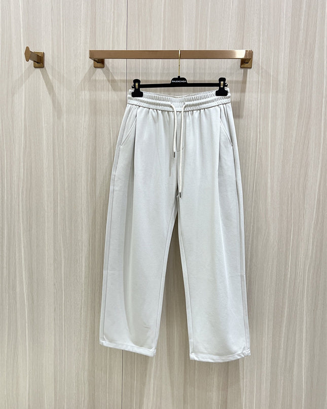 Balenciaga Classic White Lounge Pants