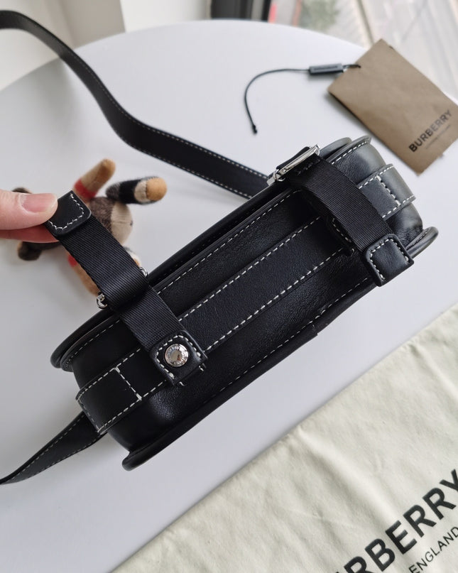 Burberry Check E-Canvas Messenger Bag 80365521