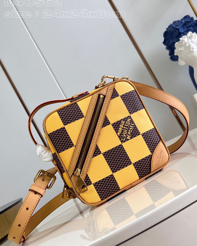 Louis Vuitton Chess Messenger Bag – Yellow