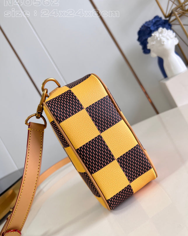 Louis Vuitton Chess Messenger Bag – Yellow