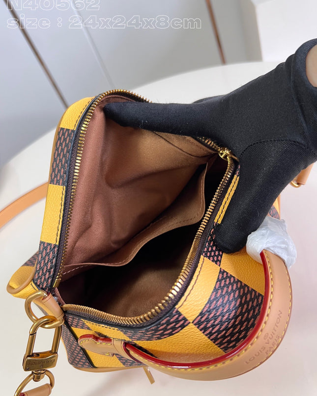 Louis Vuitton Chess Messenger Bag – Yellow