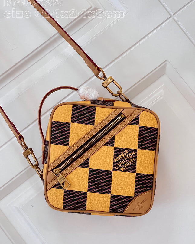 Louis Vuitton Chess Messenger Bag – Yellow