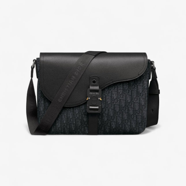 Dior Gallop Messenger Bag – Black Oblique Jacquard 80159