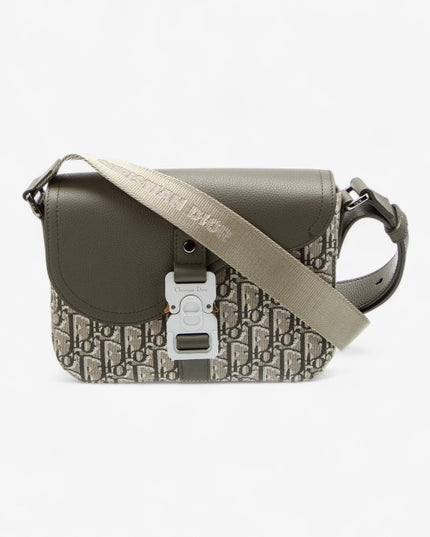 Christian Dior Messenger Bag 80179 - Olive Green Leather Flap