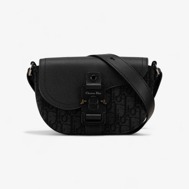 Christian Dior Messenger Bag 80219 - Black Grained Leather