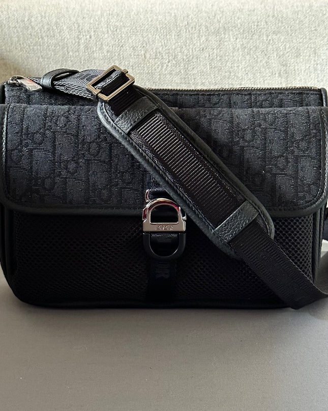 Dior Messenger 8 Bag 60199 – Black Dior Oblique Jacquard