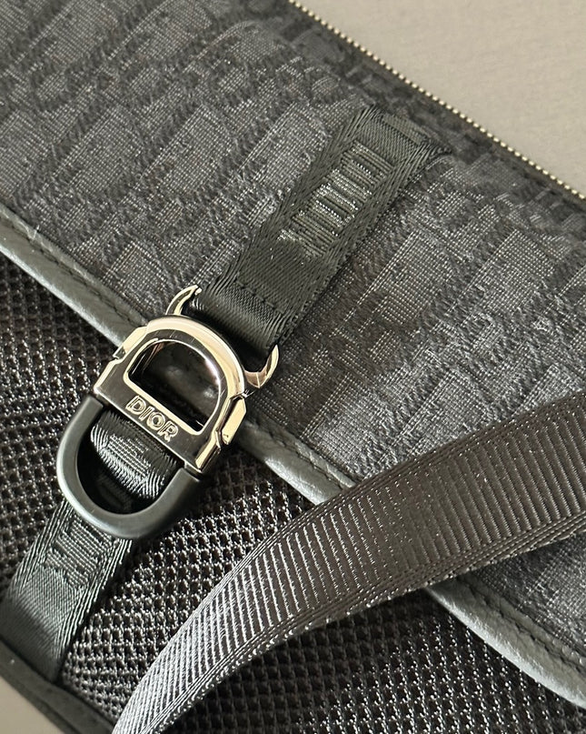 Dior Messenger 8 Bag 60199 – Black Dior Oblique Jacquard
