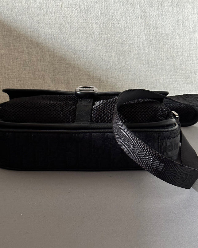 Dior Messenger 8 Bag 60199 – Black Dior Oblique Jacquard
