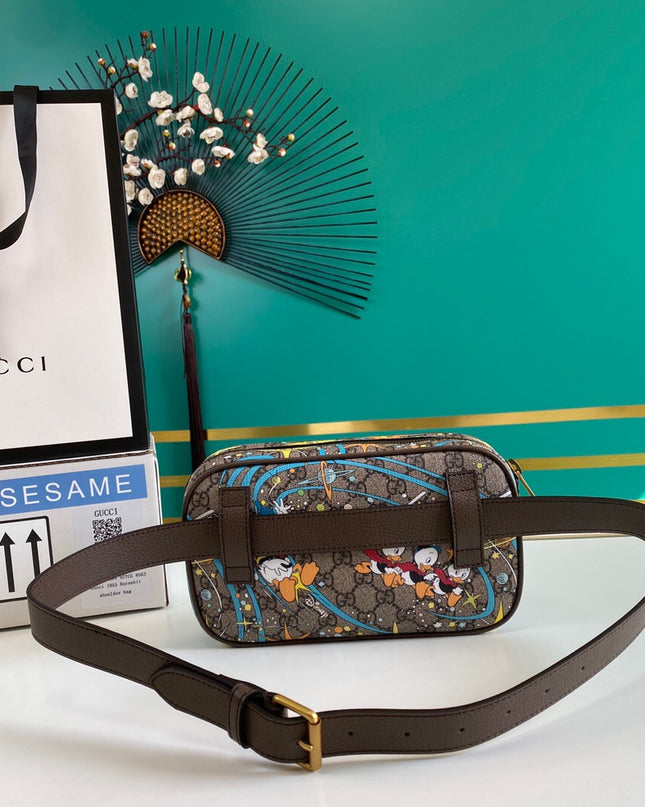 Disney X Gucci Donald Duck Print Belt Bag 602695