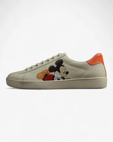 Disney x Gucci Ace Sneaker with Mickey Mouse Print