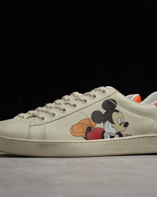 Disney x Gucci Ace Sneaker with Mickey Mouse Print