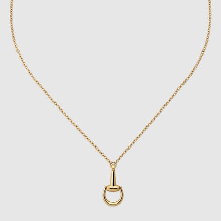 Gucci 18k Gold Horsebit Chain Necklace