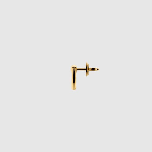 GUCCI 18k Gold Horsebit Stud Earrings