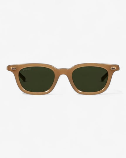 GUCCI GG1946S Oval Sunglasses – Light Opal Brown with Interlocking G