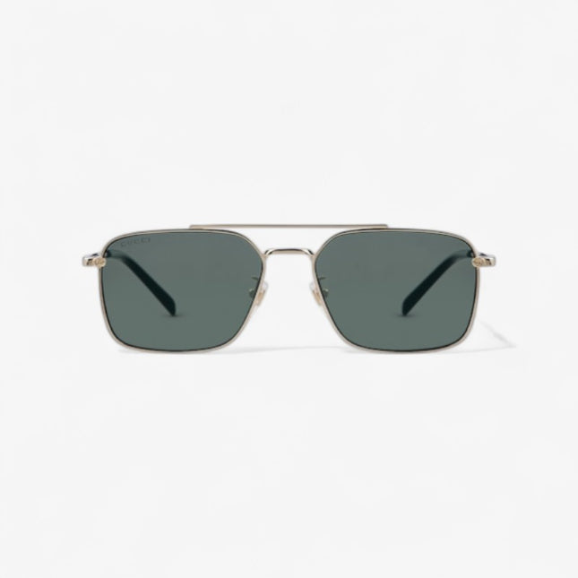 GUCCI GG1957SA Rectangular Sunglasses – Light Gold with Interlocking G