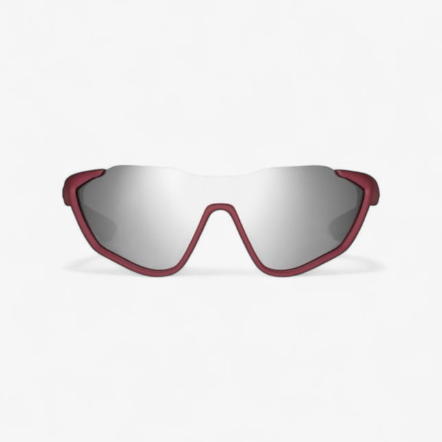 GUCCI GG2018S Mask Sunglasses – Rosso Ancora Red with Mirrored Lenses