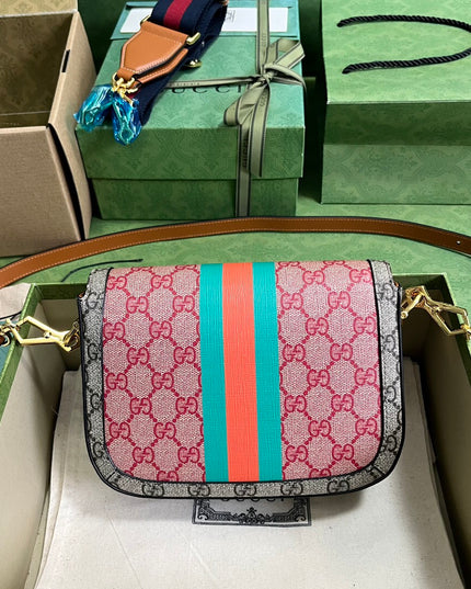 Gucci Horsebit 1955 Mini Shoulder Bag – Pink