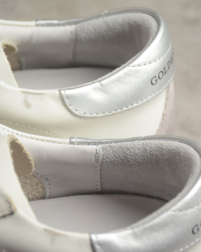 Golden Goose Super-Star Distressed Sneaker – White & Grey