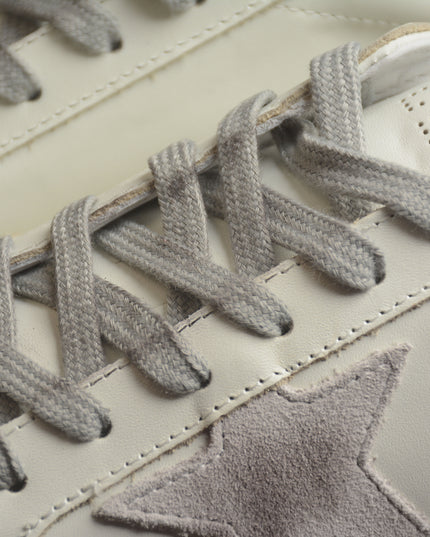 Golden Goose Super-Star Distressed Sneaker – White & Grey