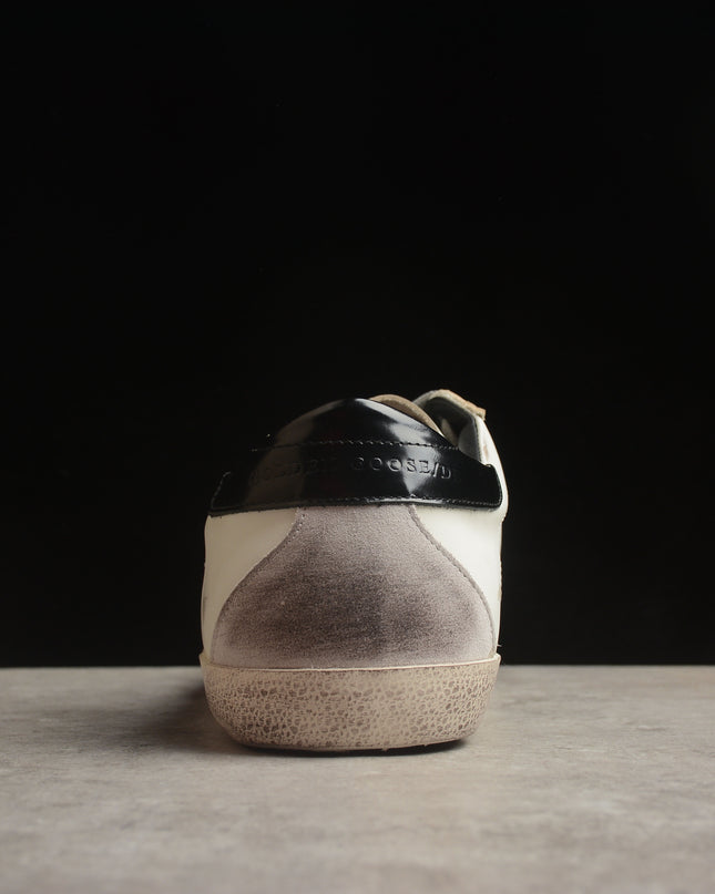 Golden Goose Super-Star Distressed Sneaker – White, Grey & Black
