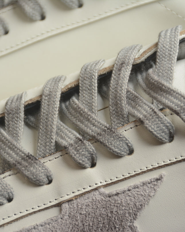 Golden Goose Super-Star Distressed Sneaker – White, Grey & Black