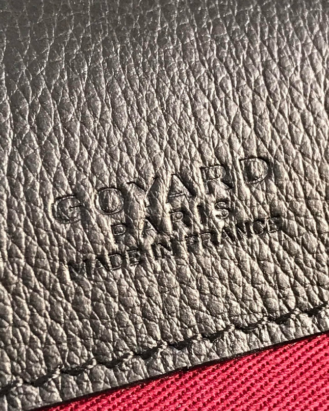 Goyard MM Belvédère Messenger Bag - Black Goyardine