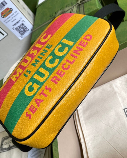 Gucci 100 Belt Bag – “Music Is Mine, Seats Reclined”