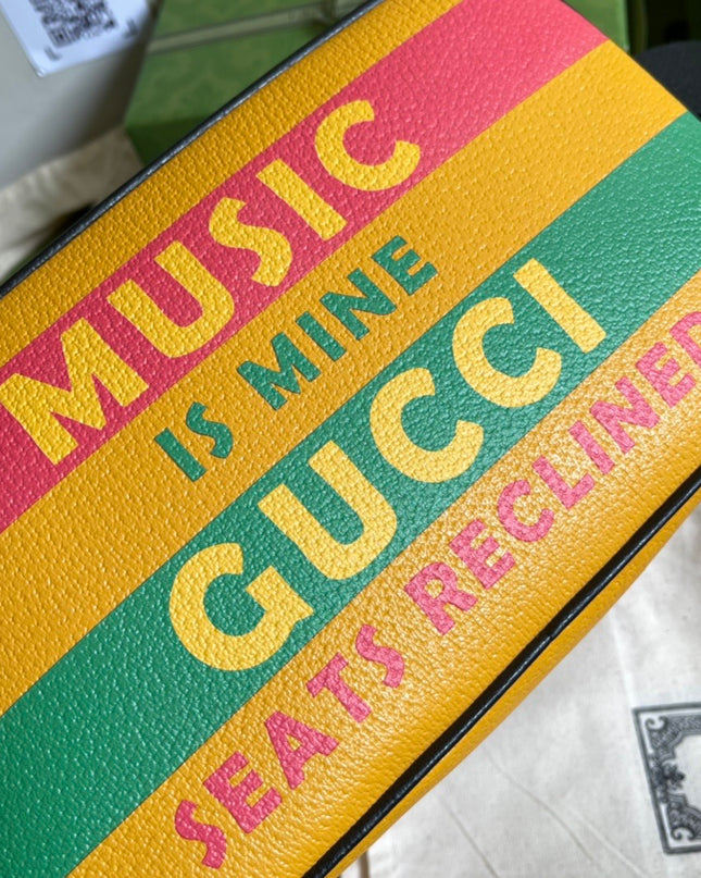 Gucci 100 Belt Bag – “Music Is Mine, Seats Reclined”