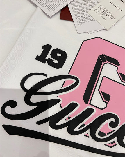 Gucci 1921 Collegiate‑Graphic Cotton‑Jersey T‑Shirt