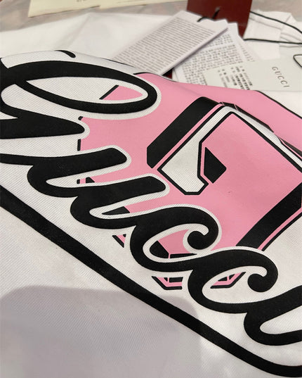 Gucci 1921 Collegiate‑Graphic Cotton‑Jersey T‑Shirt