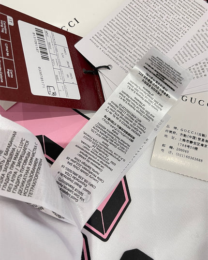 Gucci 1921 Collegiate‑Graphic Cotton‑Jersey T‑Shirt